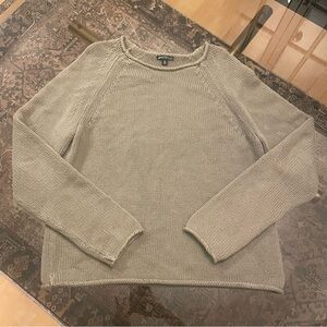 Olive Green - J.Crew Mercantile Crewneck Sweater - lightly loved